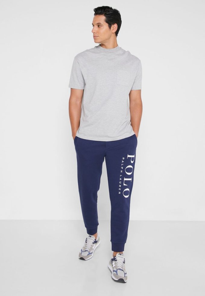 Námořnické pánské tepláky Ralph Lauren s manžetou