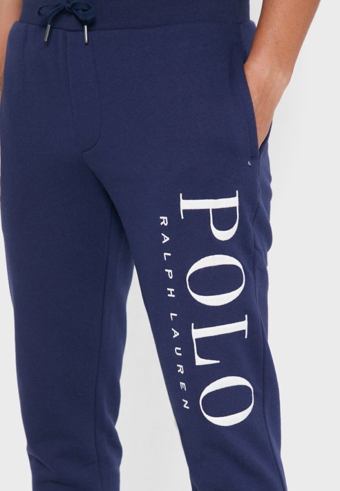 Námořnické pánské tepláky Ralph Lauren s manžetou