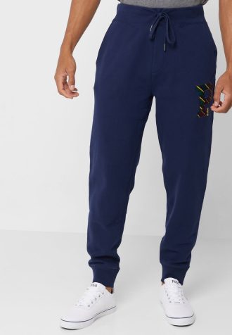 Námořnické pánské tepláky Ralph Lauren se stahovací šňůrkou