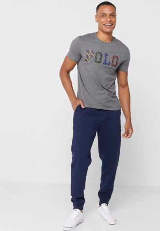 Námořnické pánské tepláky Ralph Lauren se stahovací šňůrkou