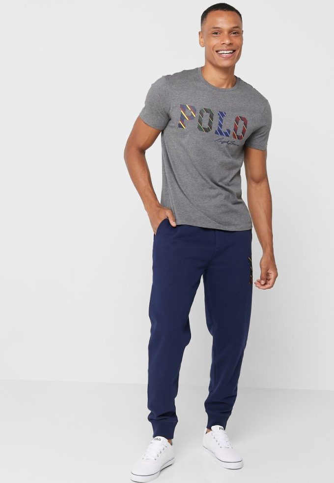 Námořnické pánské tepláky Ralph Lauren se stahovací šňůrkou