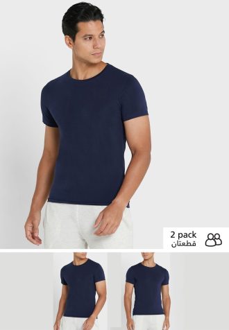 Námořnická pánská trička Ralph Lauren 2 Pack Essential Crew Neck