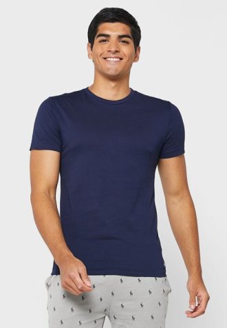 Námořnická pánská trička Ralph Lauren 3 Pack Assorted Crew Neck