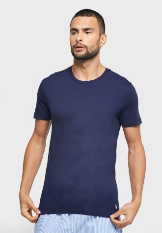 Námořnická pánská trička Ralph Lauren 3 Pack Assorted Crew Neck