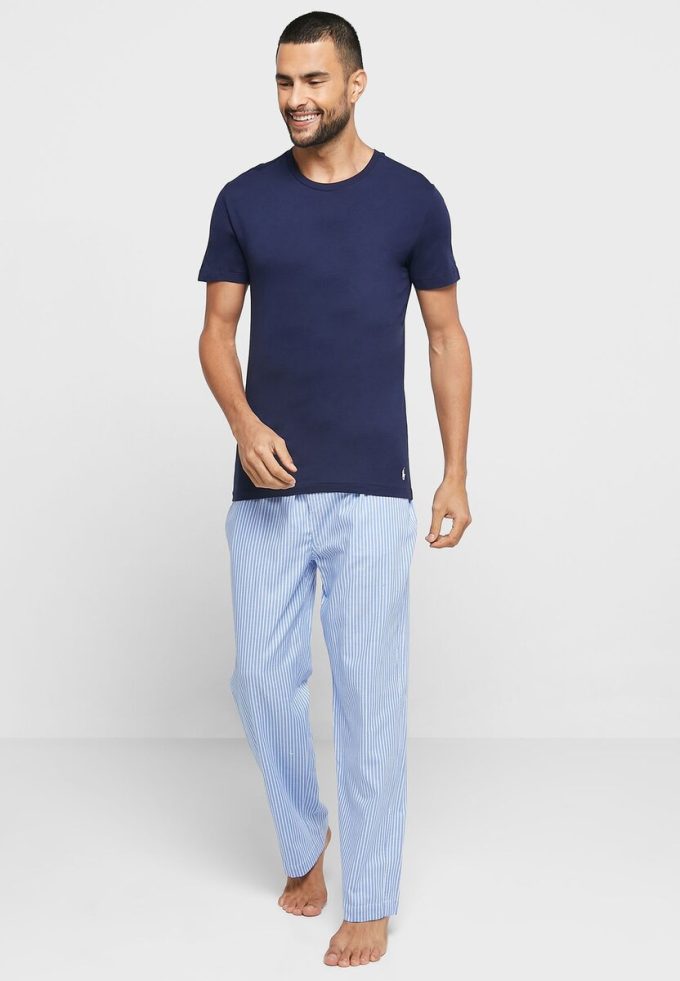 Námořnická pánská trička Ralph Lauren 3 Pack Assorted Crew Neck