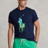 Námořnická pánská trička Ralph Lauren Classic Fit Big Pony Jersey