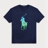 Námořnická pánská trička Ralph Lauren Classic Fit Big Pony Jersey