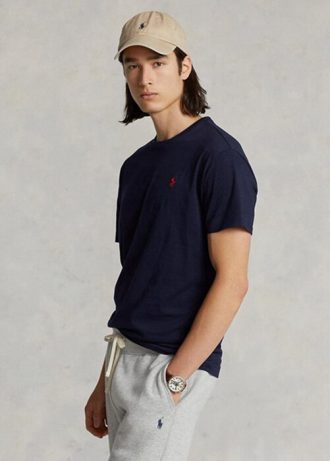 Námořnická pánská trička Ralph Lauren Classic Fit Jersey s výstřihem