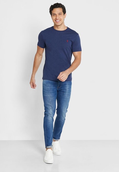 Námořnická pánská trička Ralph Lauren Essential Crew Neck Námořnická pánská trička Ralph Lauren Essential Crew Neck