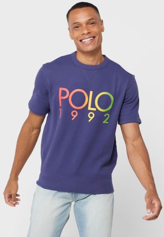 Námořnická pánská trička Ralph Lauren Logo Crew Neck
