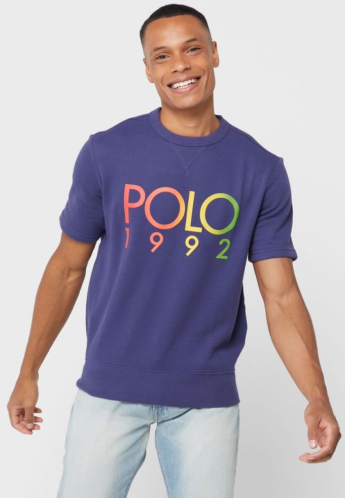 Námořnická pánská trička Ralph Lauren Logo Crew Neck