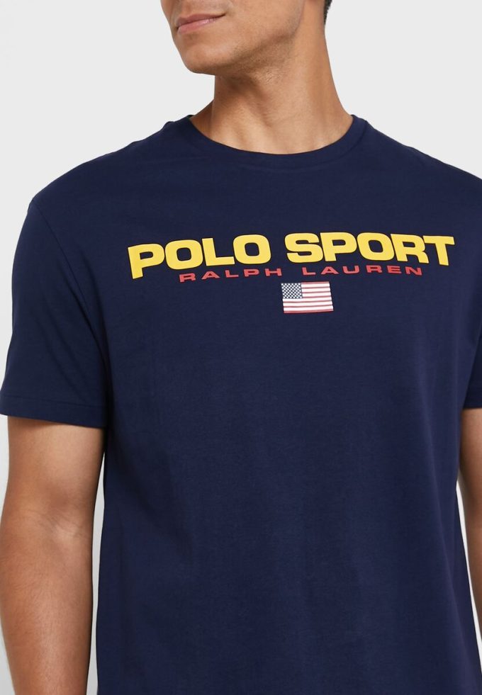 Námořnická pánská trička Ralph Lauren Logo Crew Neck