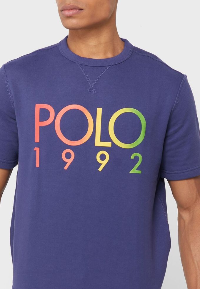 Námořnická pánská trička Ralph Lauren Logo Crew Neck