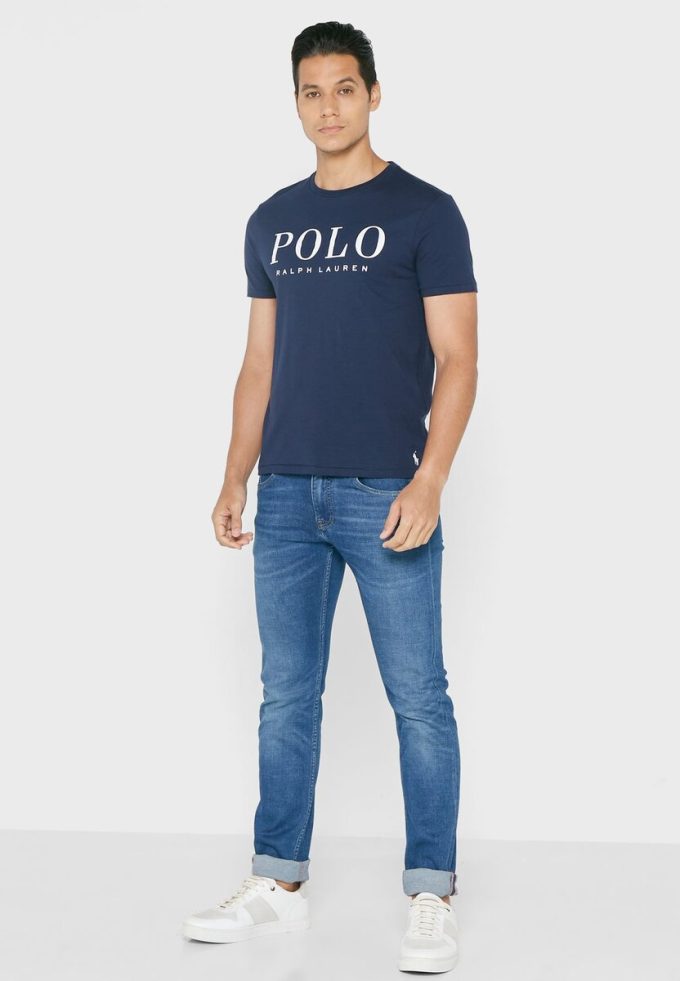 Námořnická pánská trička Ralph Lauren Logo Crew Neck