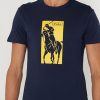 Námořnická pánská trička Ralph Lauren s potiskem s výstřihem