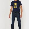 Námořnická pánská trička Ralph Lauren s potiskem s výstřihem