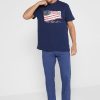 Námořnická pánská trička Ralph Lauren s potiskem s výstřihem