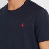 Námořnická pánská trička Ralph Lauren s vyšívaným logem s výstřihem