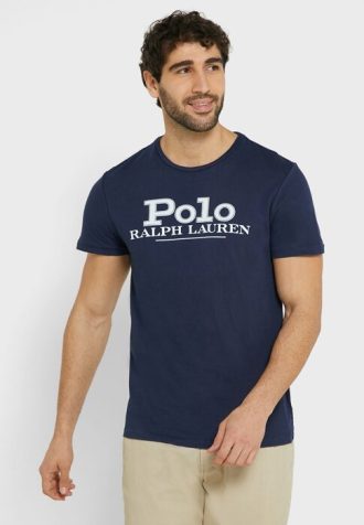 Námořnická pánská trička s logem Ralph Lauren na hrudi