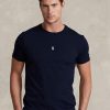Námořnická pánská trička Slim Fit Crewneck Ralph Lauren Custom