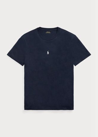 Námořnická pánská trička Slim Fit Crewneck Ralph Lauren Custom