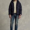Námořnické pánské vodoodpudivé péřové bundy Ralph Lauren
