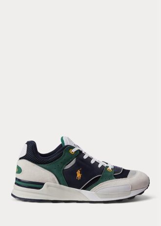 Námořnické / zlaté pánské tenisky Ralph Lauren Trackster 200 Námořnické / zlaté pánské tenisky Ralph Lauren Trackster 200