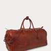 Čokoládové pánské kožené tašky Ralph Lauren Heritage Čokoládové pánské kožené tašky Ralph Lauren Heritage