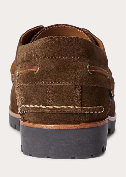 Čokoládové pánské semišové mokasíny Ralph Lauren Ranger Čokoládové pánské semišové mokasíny Ralph Lauren Ranger