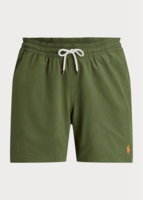 Olive pánské šortky Ralph Lauren Traveler Swimming Trunk Olive pánské šortky Ralph Lauren Traveler Swimming Trunk
