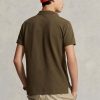 Olive Pánské Slim Fit Mesh Polo trička Ralph Lauren Custom