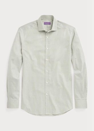 Olive Pánské společenské košile Ralph Lauren Gingham Olive Pánské společenské košile Ralph Lauren Gingham