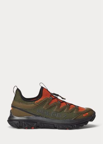 Olive Pánské tenisky Ralph Lauren Adventure 300LT