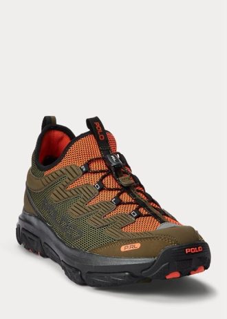 Olive Pánské tenisky Ralph Lauren Adventure 300LT