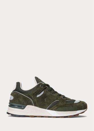 Olive Pánské tenisky Ralph Lauren Trackster 200