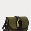 Olive Women’s Ralph Lauren Canvas & Tašky přes rameno Welington z telecí kůže