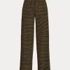 Olivové dámské krepové široké kalhoty Ralph Lauren Zebra-Print Olivové dámské krepové široké kalhoty Ralph Lauren Zebra-Print