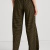 Olivové dámské krepové široké kalhoty Ralph Lauren Zebra-Print Olivové dámské krepové široké kalhoty Ralph Lauren Zebra-Print