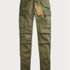 Olivové dámské strečové úzké kalhoty Cargo Ralph Lauren Olivové dámské strečové úzké kalhoty Cargo Ralph Lauren