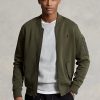 Olivové pánské bundy Ralph Lauren Double-Knit Bomber Olivové pánské bundy Ralph Lauren Double-Knit Bomber