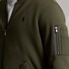 Olivové pánské bundy Ralph Lauren Double-Knit Bomber Olivové pánské bundy Ralph Lauren Double-Knit Bomber