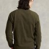 Olivová pánská mikina Ralph Lauren Polo Bear Brushed Fleece Pullover