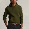Olivová pánská mikina s dvojitým úpletem Ralph Lauren Olivová pánská mikina s dvojitým úpletem Ralph Lauren
