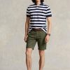 Olivové pánské šortky Ralph Lauren Stretch Slim Fit Chino Olivové pánské šortky Ralph Lauren Stretch Slim Fit Chino