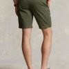 Olivové pánské šortky Ralph Lauren Stretch Slim Fit Chino Olivové pánské šortky Ralph Lauren Stretch Slim Fit Chino