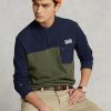 Olivové pánské polokošile Ralph Lauren Classic Fit Mesh Utility