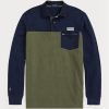 Olivové pánské polokošile Ralph Lauren Classic Fit Mesh Utility