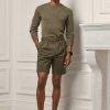 Olivové pánské strečové šortky Ralph Lauren Tailored Chino Olivové pánské strečové šortky Ralph Lauren Tailored Chino