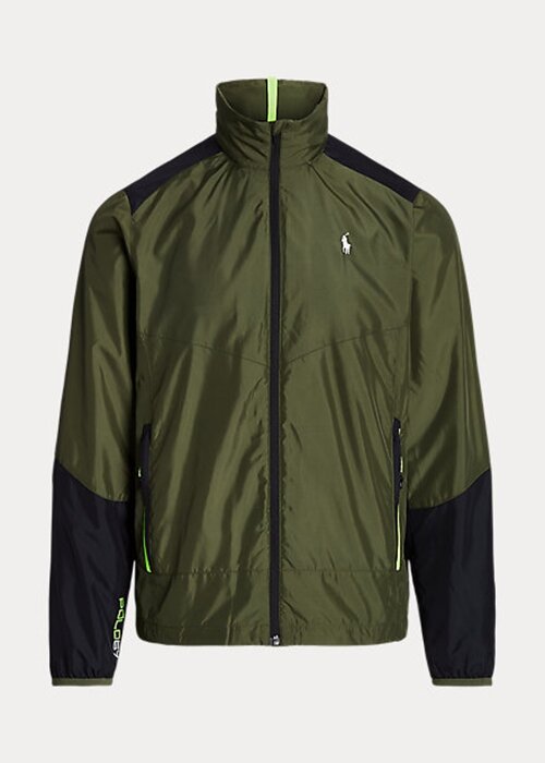 Olivové pánské vodoodpudivé ripstop bundy Ralph Lauren Olivové pánské vodoodpudivé ripstop bundy Ralph Lauren
