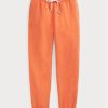 Oranžové dámské atletické kalhoty Ralph Lauren Fleece